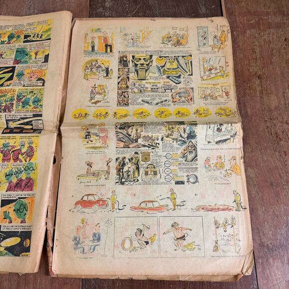 Wham-O Giant Comics No. First Edition 1967 Comic Book POOR CONDITION - Picture 13 of 16